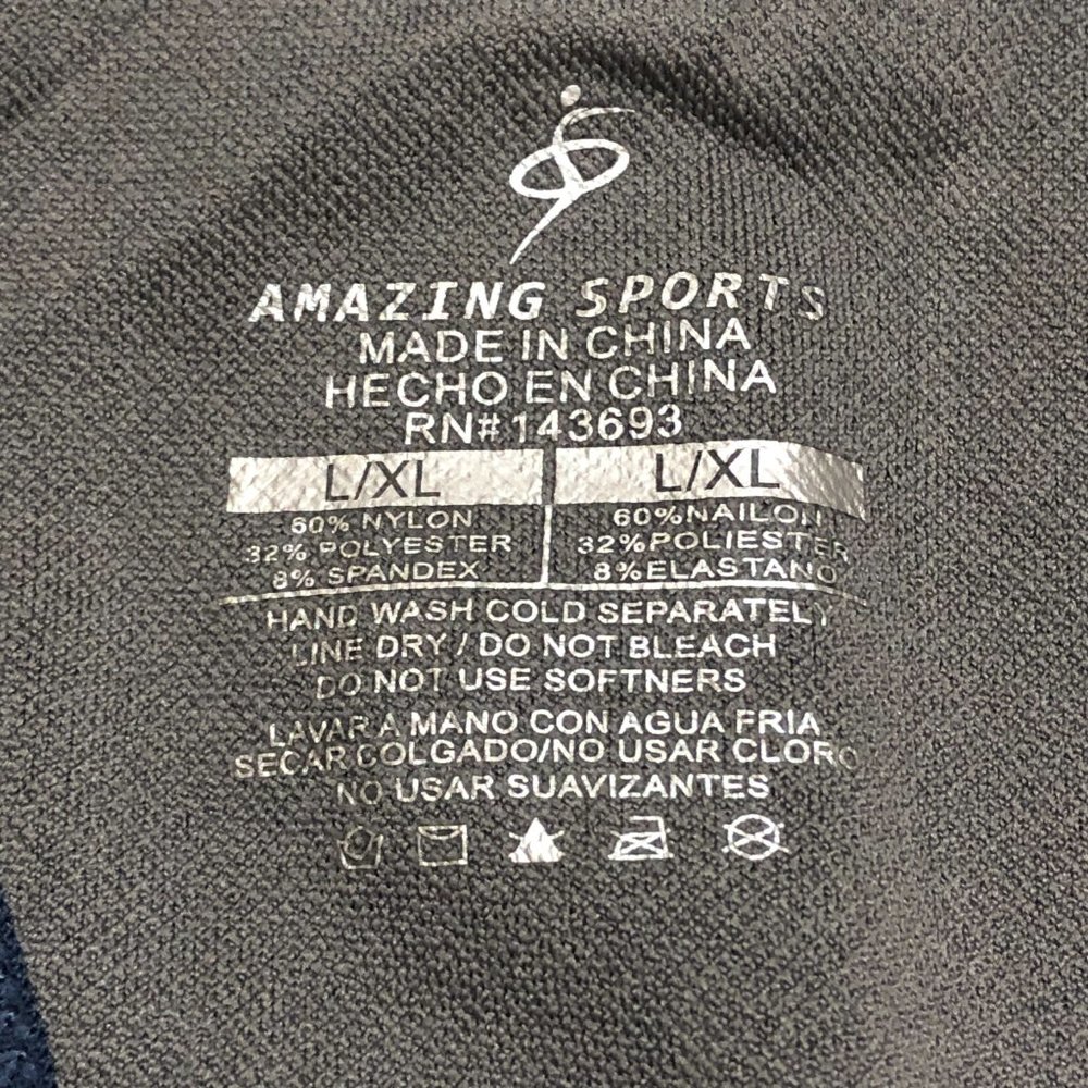 Amazing Sports Bra Blue Medium Support Bra Top - Picture 3 of 9